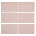 6 Sheets Pink Bible Tabs for Women Men Large Print Stickers Bible Index Tabs Laminated Bible Tabs Easy to Read and Apply